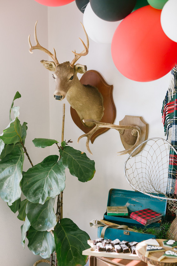 Backyard camp-themed 5th birthday party Inspiration