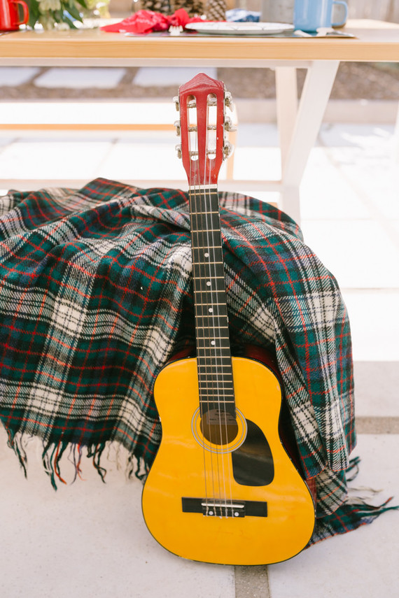 Backyard camp-themed 5th birthday party