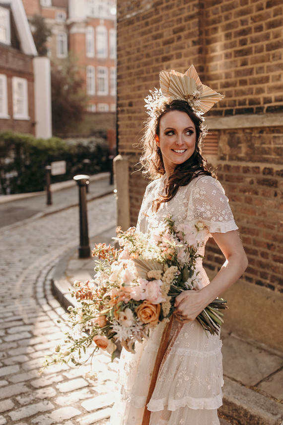Unique bridal headpiece