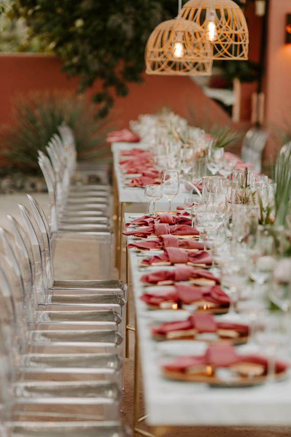 Pink tablescape ideas