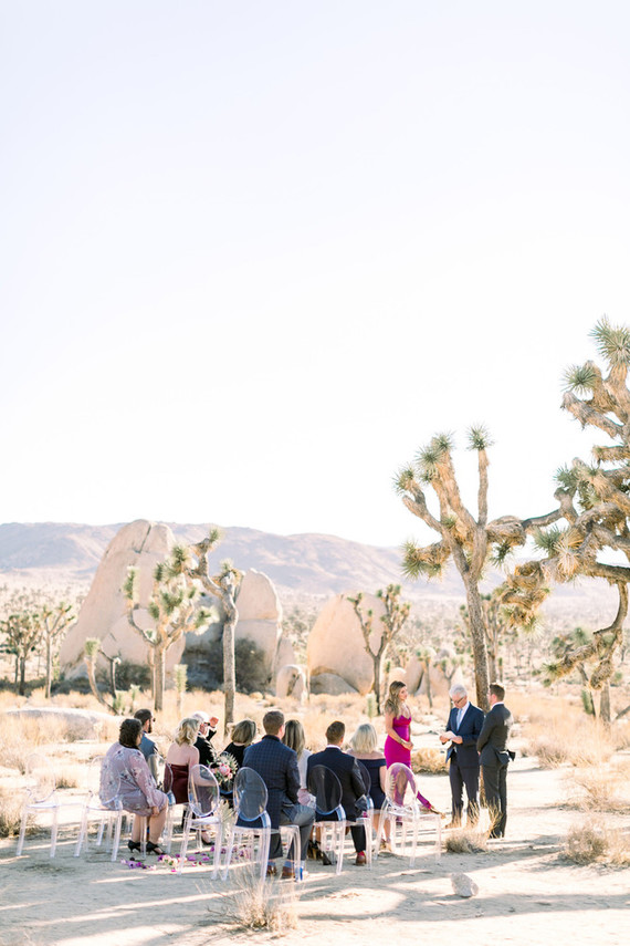 A chic, modern destination elopement at Joshua Tree National Park Inspiration