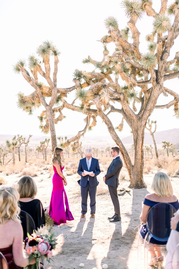 A chic, modern destination elopement at Joshua Tree National Park
