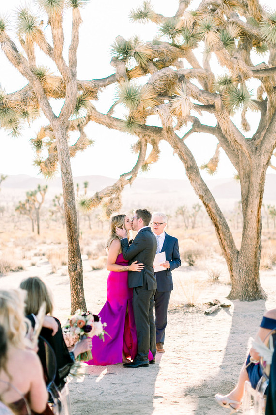 A chic, modern destination elopement at Joshua Tree National Park