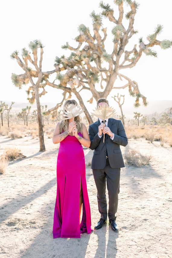 A chic, modern destination elopement at Joshua Tree National Park
