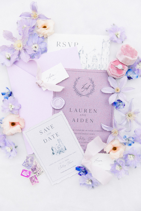 Lavender wedding inspiration Inspiration