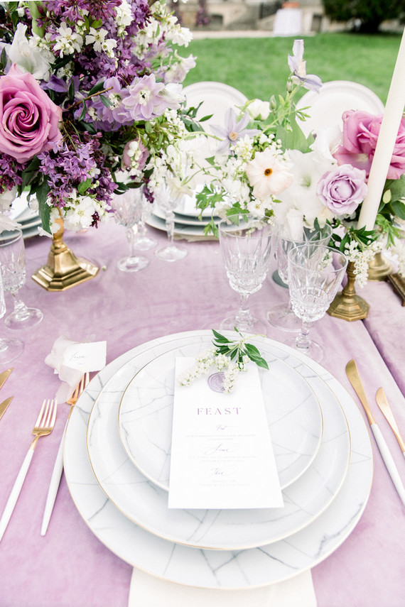 French lavender wedding inspiration