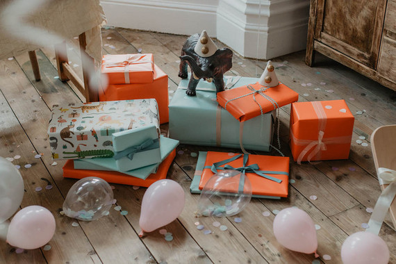 4th birthday breakfast party at home for twin girls