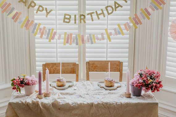 Girls birthday party decor