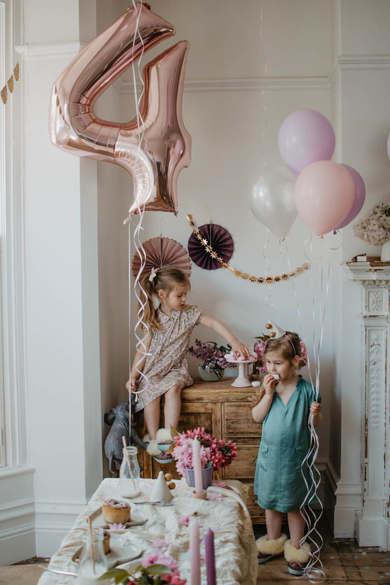 Girls birthday party decor