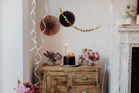 Girls birthday party decor