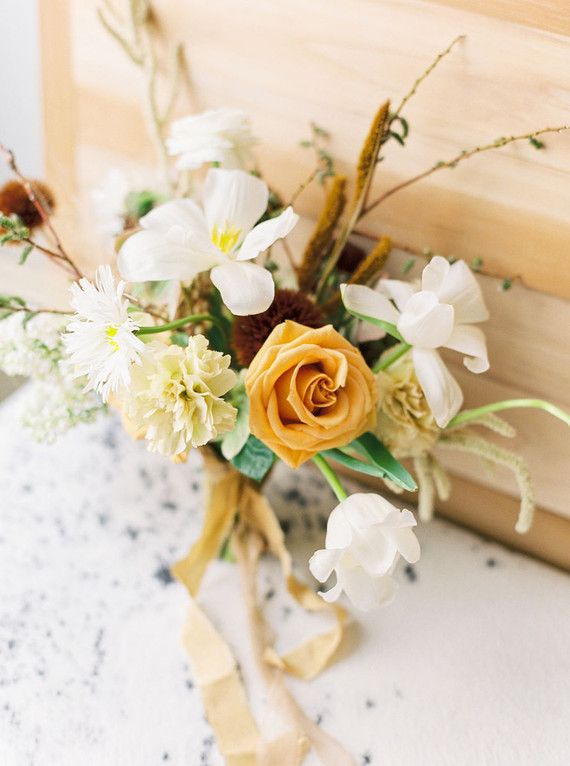 Modern wedding bouquet