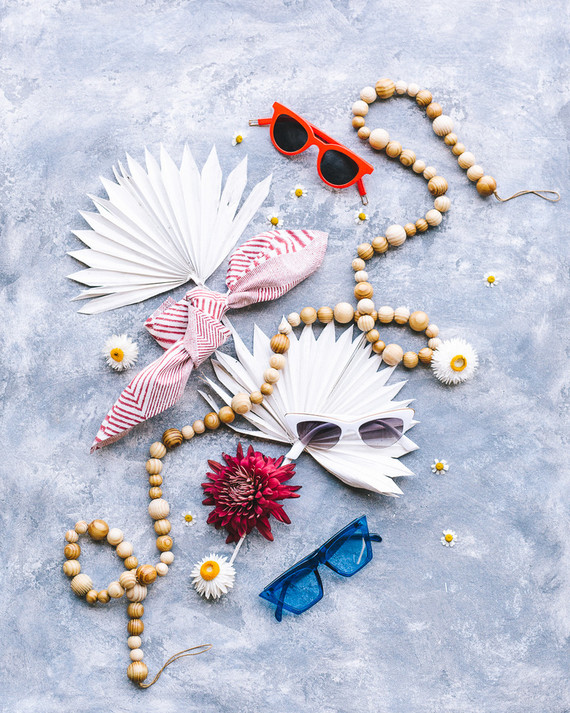 Red, white, and blue 4th of July party ideas with a boho, floral twist