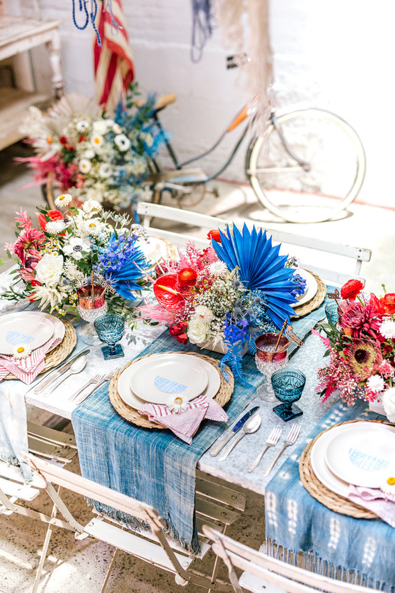 4th of july tablescape