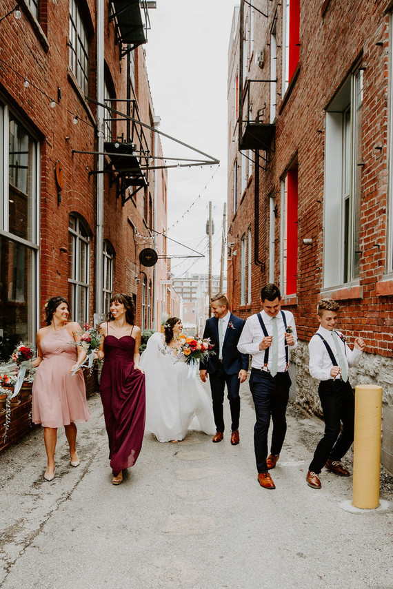 Colorful wedding inspiration from the Big Fake Wedding Kansas City Inspiration