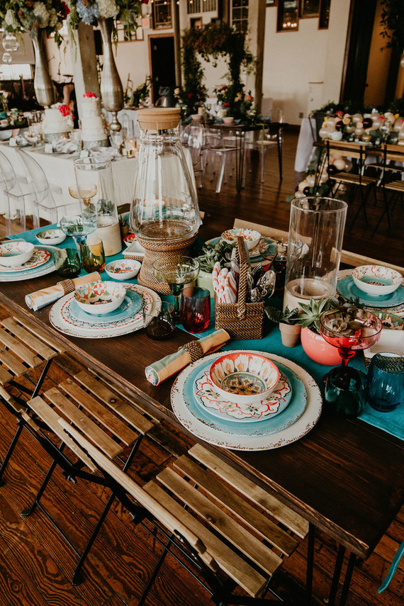 Colorful wedding inspiration from the Big Fake Wedding Kansas City Inspiration