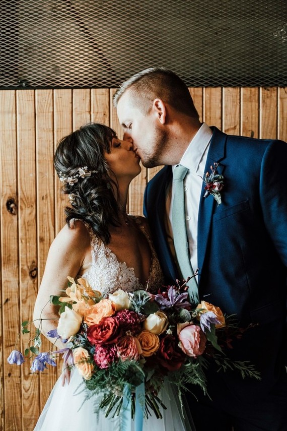 Colorful wedding inspiration from the Big Fake Wedding Kansas City Inspiration
