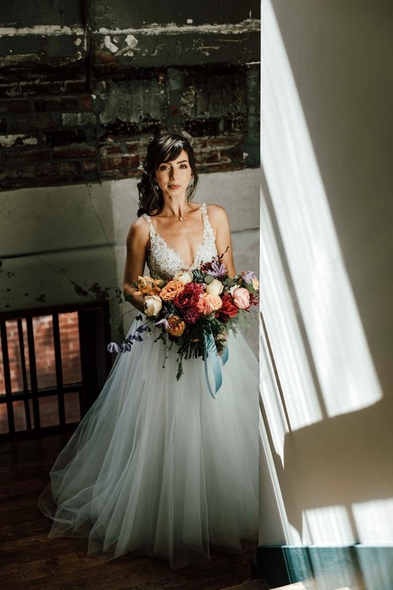 Colorful wedding inspiration from the Big Fake Wedding Kansas City Inspiration