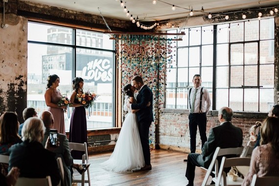Colorful wedding inspiration from the Big Fake Wedding Kansas City Inspiration
