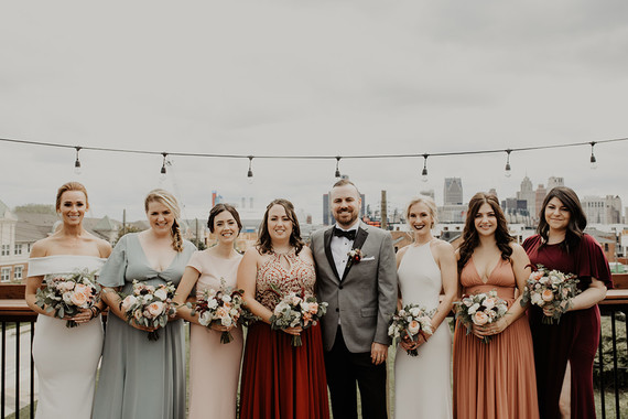 Wedding party fashion