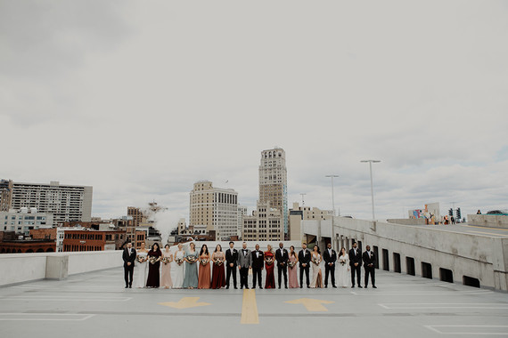 Wedding party fashion