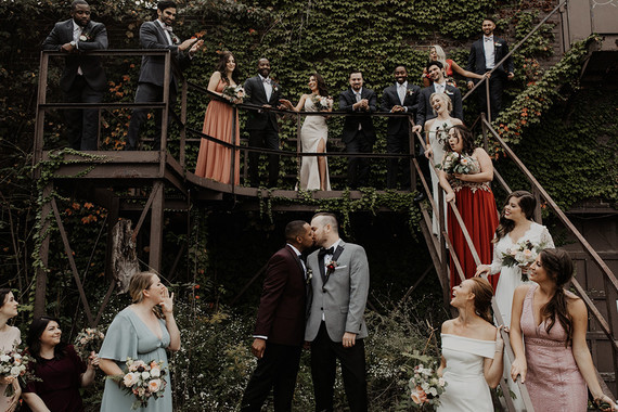 A sentimental, industrial modern wedding at the Museum of Contemporary Art Detroit