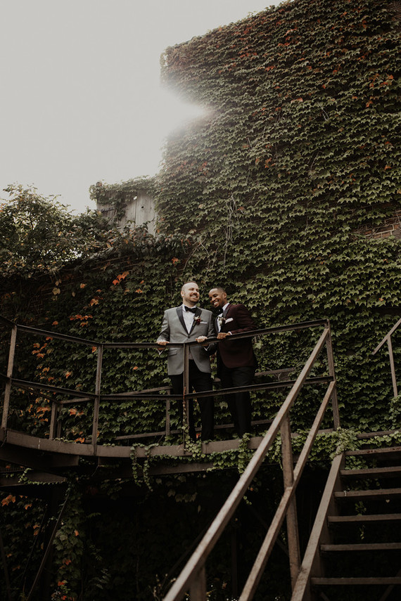 A sentimental, industrial modern wedding at the Museum of Contemporary Art Detroit