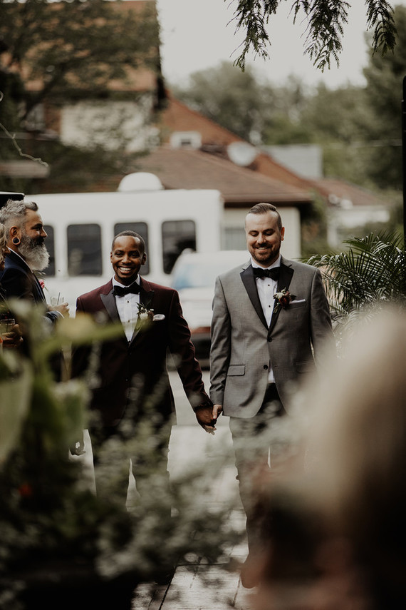 A sentimental, industrial modern wedding at the Museum of Contemporary Art Detroit