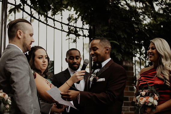 Detroit wedding ceremony