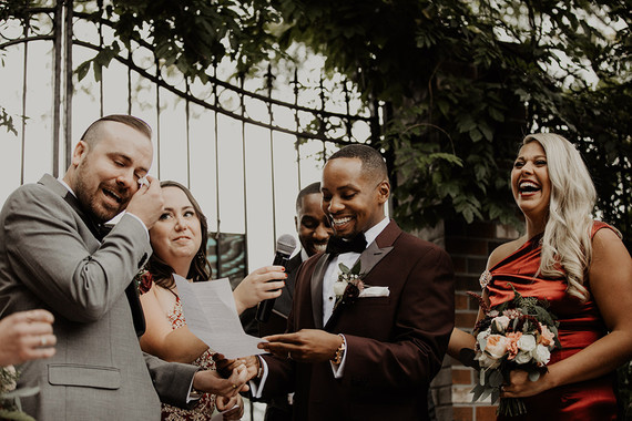 Detroit wedding ceremony