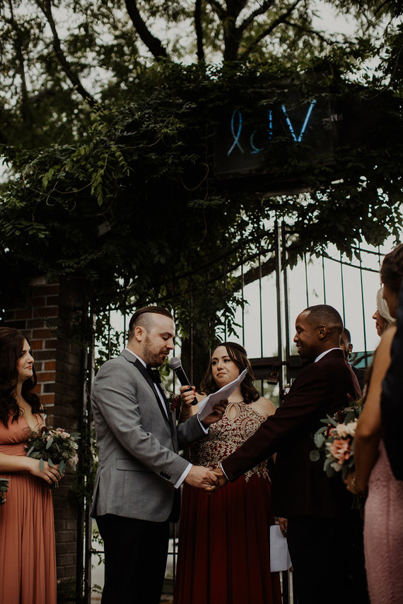 Detroit wedding ceremony