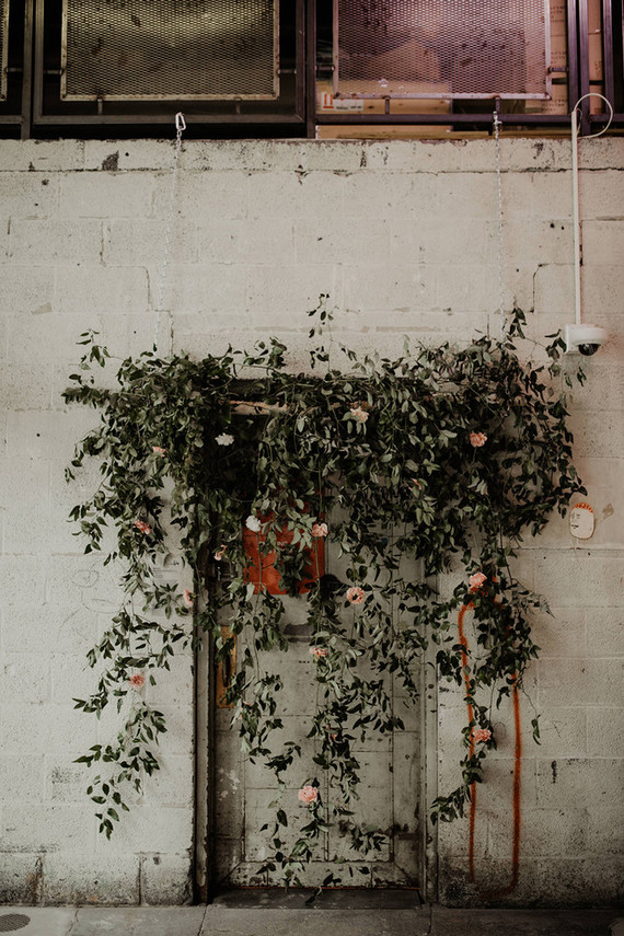 industrial modern wedding at the Museum of Contemporary Art Detroit
