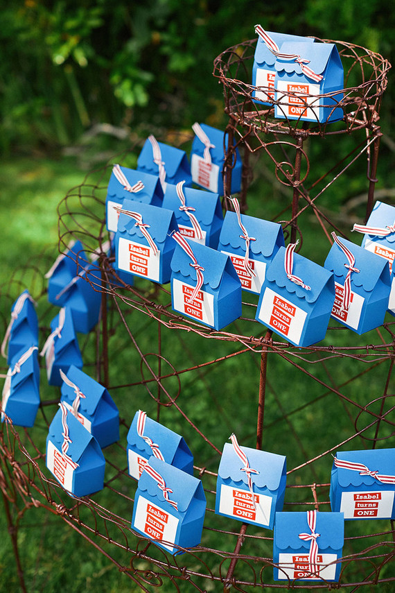 Modern circus 1st birthday party