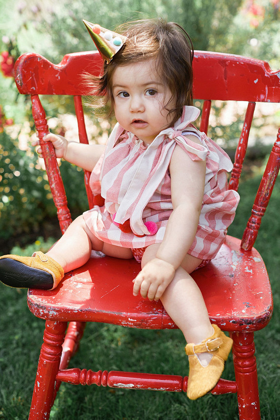 Modern circus 1st birthday party