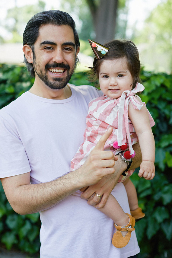 Modern circus 1st birthday party