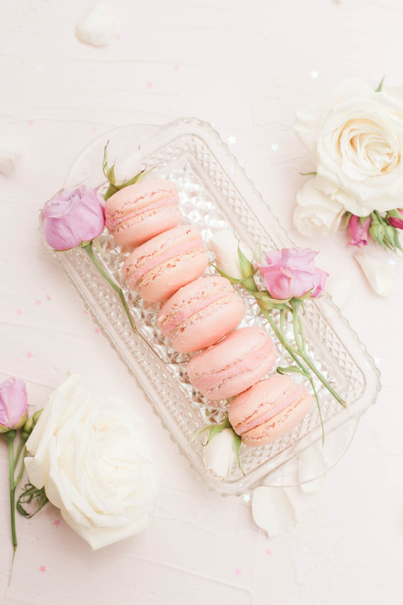 Pink macarons