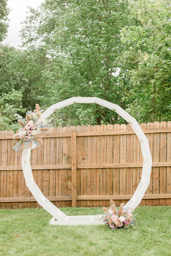 Floral hoop idea