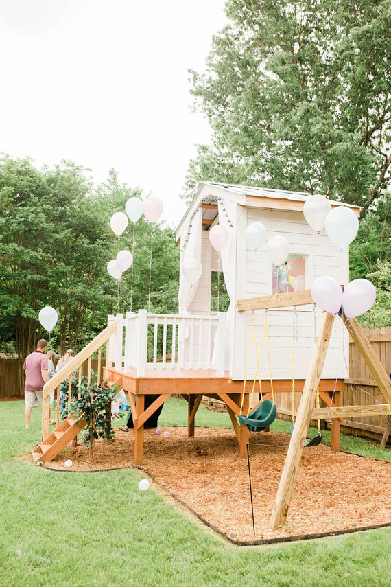 Backyard birthday party