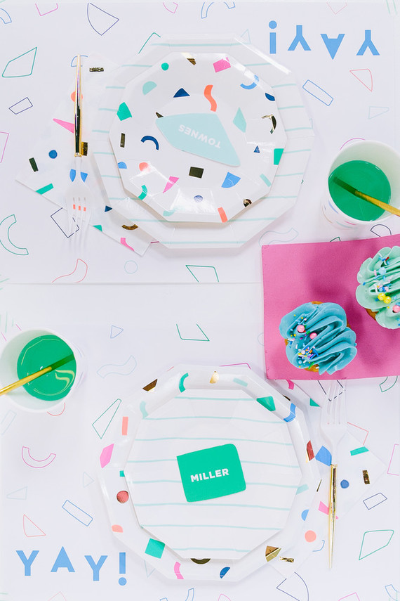 Colorful kids birthday party ideas