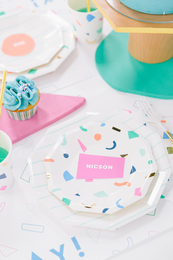 Colorful kids birthday party ideas