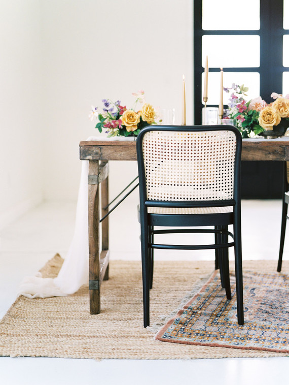 Black and yellow wedding ideas