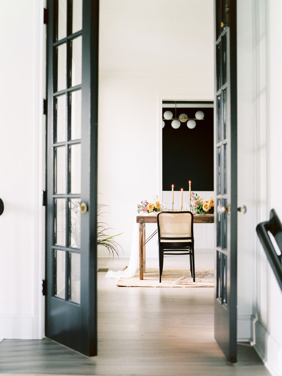 Black and yellow wedding ideas