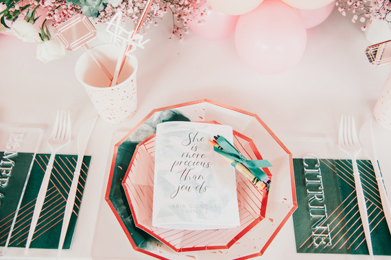 Jewel-themed kids birthday party