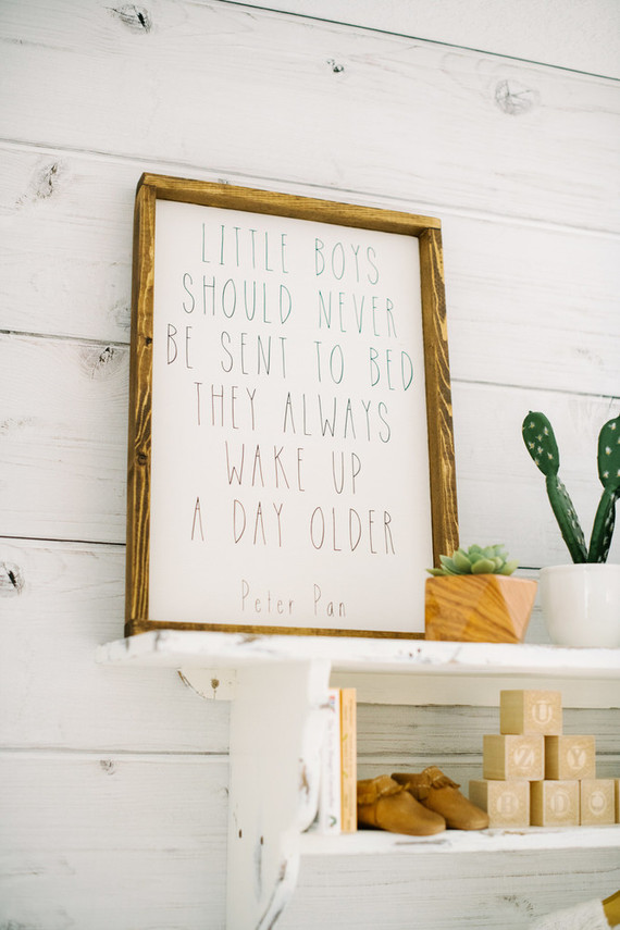 All white boy's nursery ideas