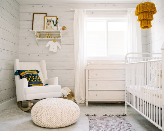 All white boy's nursery ideas