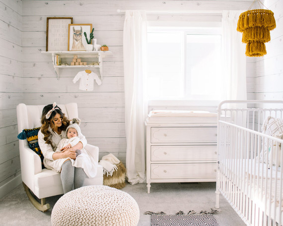 All white boy's nursery ideas