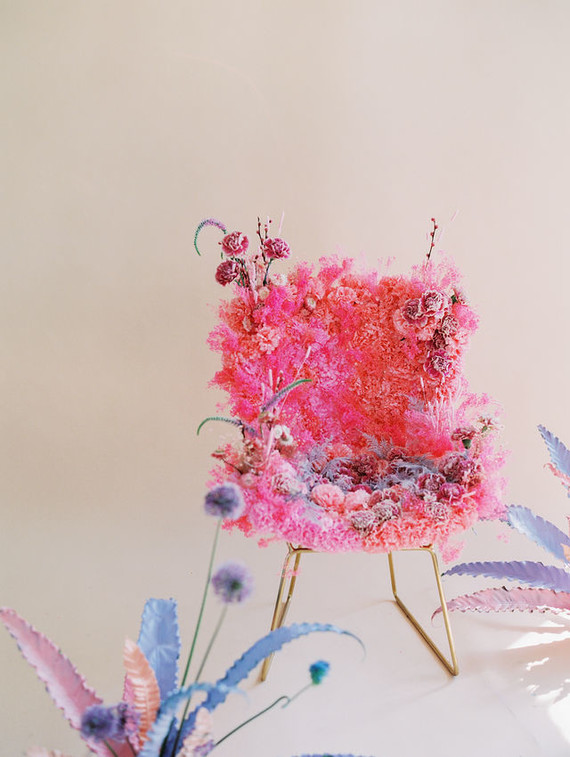 Floral chair