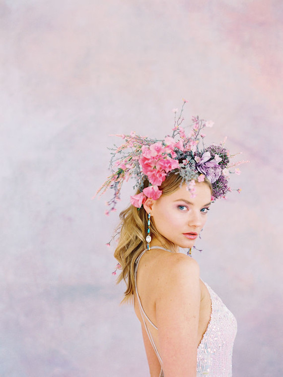 Floral bridal headpiece Inspiration
