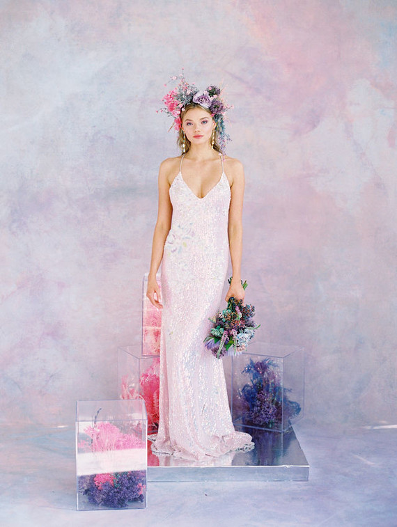 Modern pastel iridescent wedding ideas Inspiration