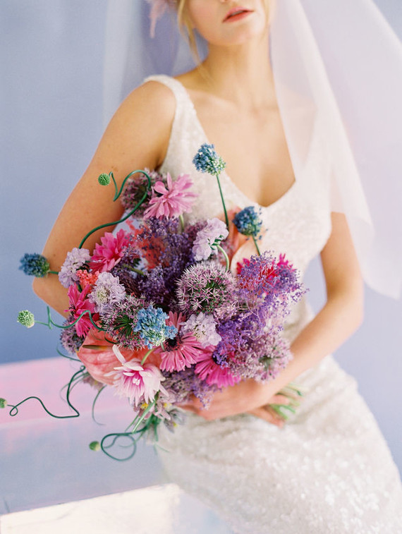 Purple bridal bouquet Inspiration