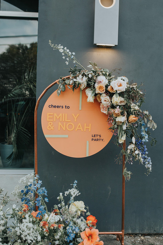 Wedding welcome sign